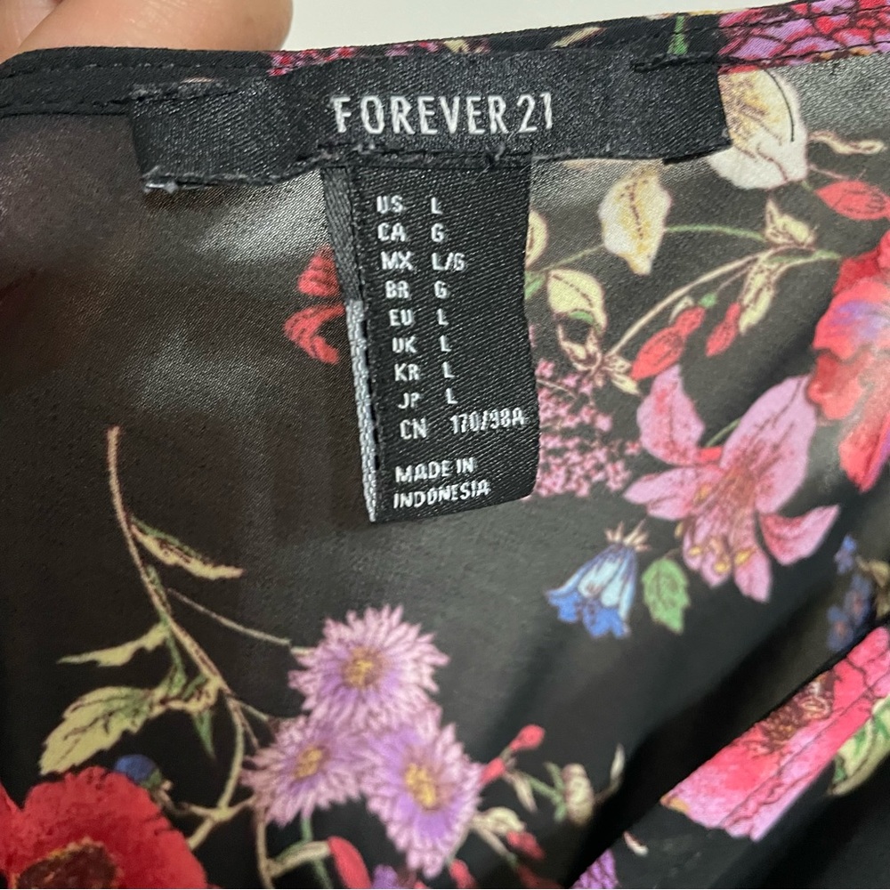 Forever 21 Multicolor Floral mini Dress - Picture 3 of 9